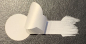 Preview: SECURITY WHITE PE - Sicherheitsetiketten "Kontrollsiegel mit Logo" auf Rolle - 60 x 20 mm - 1000 Stück